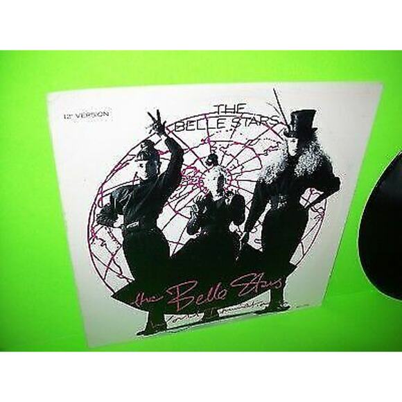 The Belle Stars ‎– World Domination 12" Vinyl Record 1986 Synth-Pop EX PROMO - Picture 4 of 4